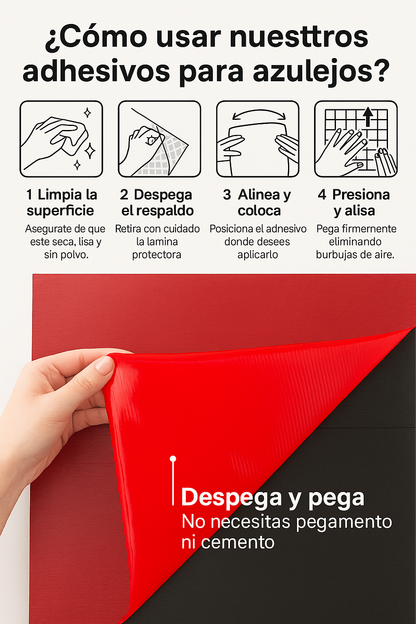 Azulejos autoadhesivos